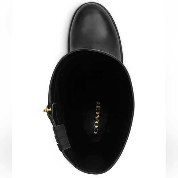 NWT Coach Natasha Boots - Black Size 6.5 - Picture 3 of 4